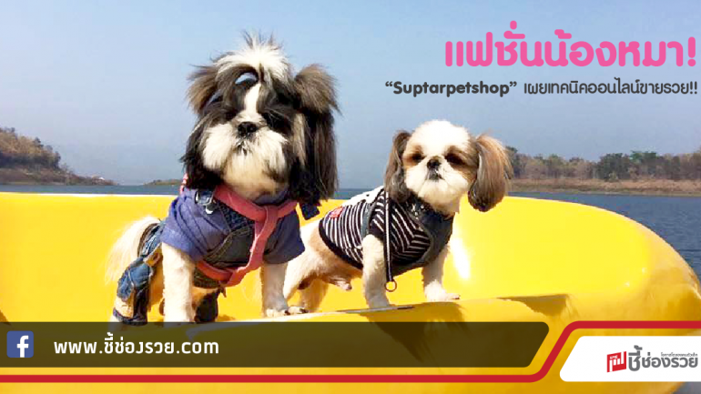 แฟชั่นน้องหมา!  “Suptarpetshop” เผยเทคนิคออนไลน์ขายรวย!!