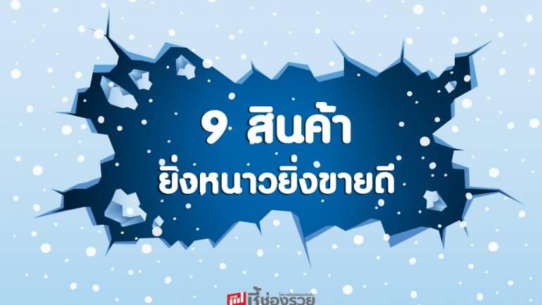 9 สินค้ายิ่งหนาวยิ่งขายดี