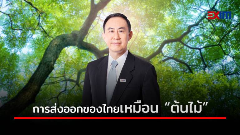 การส่งออกของไทยเปรียบเสมือน “ต้นไม้”  ที่ทุกภาคส่วนต้องช่วยกันดูแลให้เติบโตได้อย่างมั่นคงและยั่งยืน