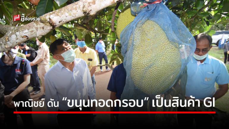 ‘พาณิชย์’ จัดทัพ 3 หน่วยงาน ลงพื้นที่ระยอง ดันขนุนทอดกรอบเป็นสินค้า GI ใช้ FTA ขยายตลาด