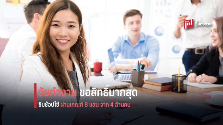 ตรวจสอบข้อมูลผู้ใช้สิทธิมาตรการ “ชิมช้อปใช้” พบ วัยทำงาน ขอใช้สิทธิ์มากสุด และ ผ่านเกณฑ์เพียง 8 แสนคน