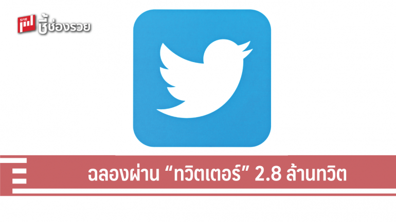 คนไทยฉลองเทศกาลสงกรานต์ผ่านทวิตเตอร์มากถึง 2.8 ล้านทวีต