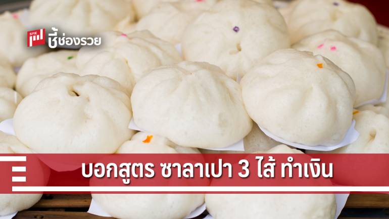 แนะวิธีทำซาลาเปาสูตร 3 ไส้ ทำกิน ทำขาย เปิดร้านทำเงินได้สบาย