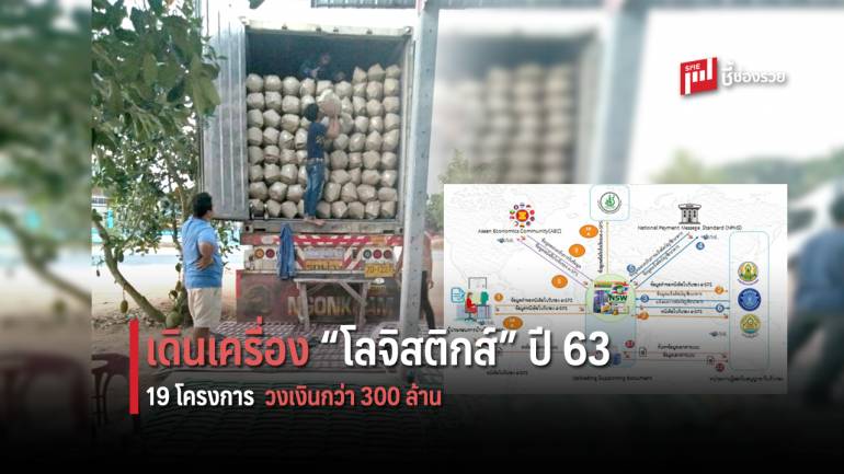 เกษตรฯ พร้อมขับเคลื่อนโลจิสติกส์ ปี 63 เดินหน้า 19 โครงการ วงเงินกว่า 387 ล้านบาท 