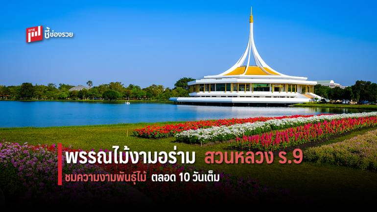 ชมความงามดอกไม้นานาพรรณที่งาน “พรรณไม้งามอร่าม สวนหลวง ร.9” ครั้งที่ 32 ระหว่าง 1-10 ธ.ค.62 นี้