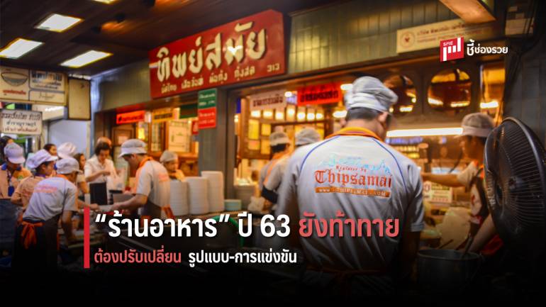 ธุรกิจร้านอาหาร ปี 2563 ยังเจอโจทย์ใหญ่ที่ท้าทาย ต้องเร่งพัฒนาเพื่อแข่งขันให้ได้ในโลกที่เปลี่ยนแปลง