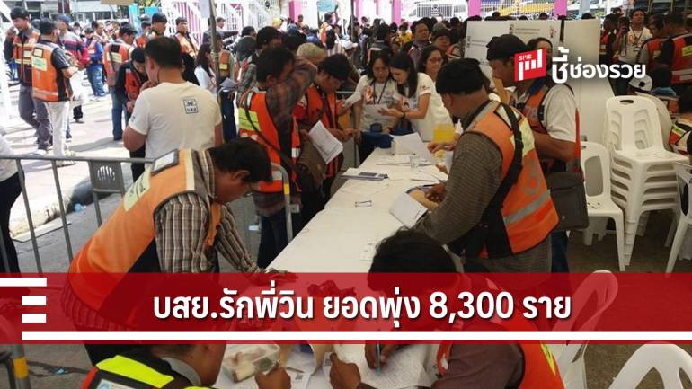 บสย.รักพี่วิน ยอดขอสินเชื่อพี่วินกว่า 8,300 ราย