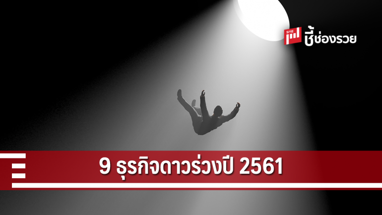 บทสรุป 9 ธุรกิจดาวร่วงปี 2561