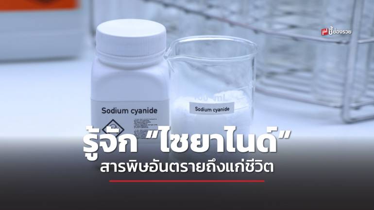 รู้จักสารพิษอันตราย “ไซยาไนด์” cyanide สารเคมีอันตรายที่ทำให้ถึงชีวิตได้ในเวลาไม่กี่นาที