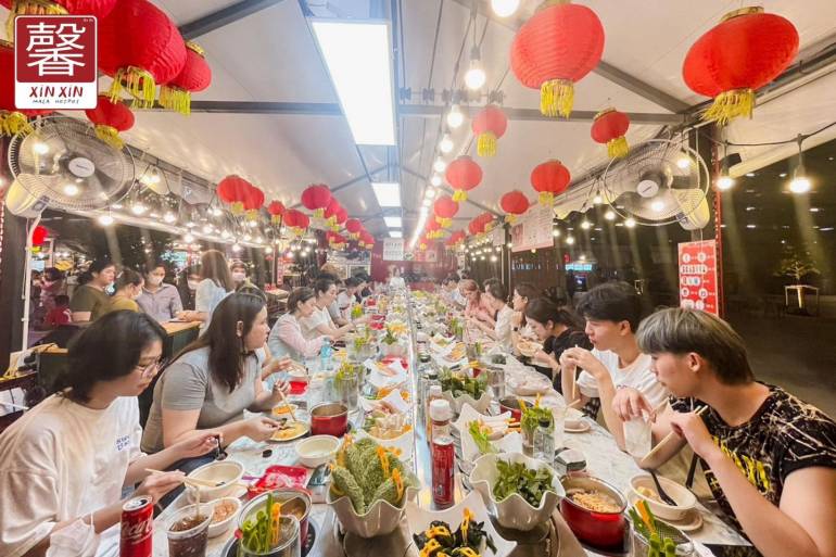 บรรยากาศ xin xin mala hotpot